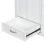 Meuble-lavabo 36 po avec lavabo en céramique, structure en pin massif, finition blanche, tiroirs, solution de rangement multi pour 36 po en blanc