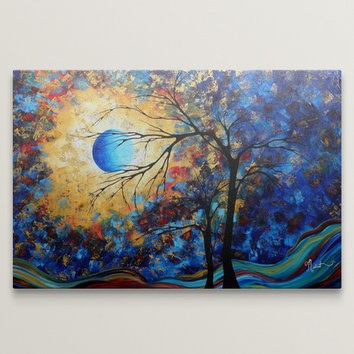 « eye of the univers » par megan duncanson, reproduction d’art, H 12 po x l 18 po x P 1,5 po, Toile