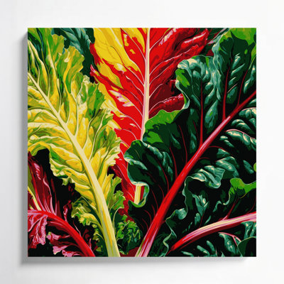 Art végétal sur toile vert