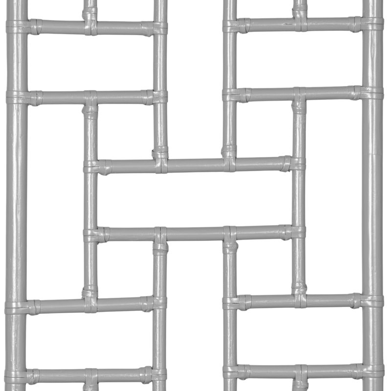 Ohana Rattan Open-Frame Headboard, Twin, Light Gray