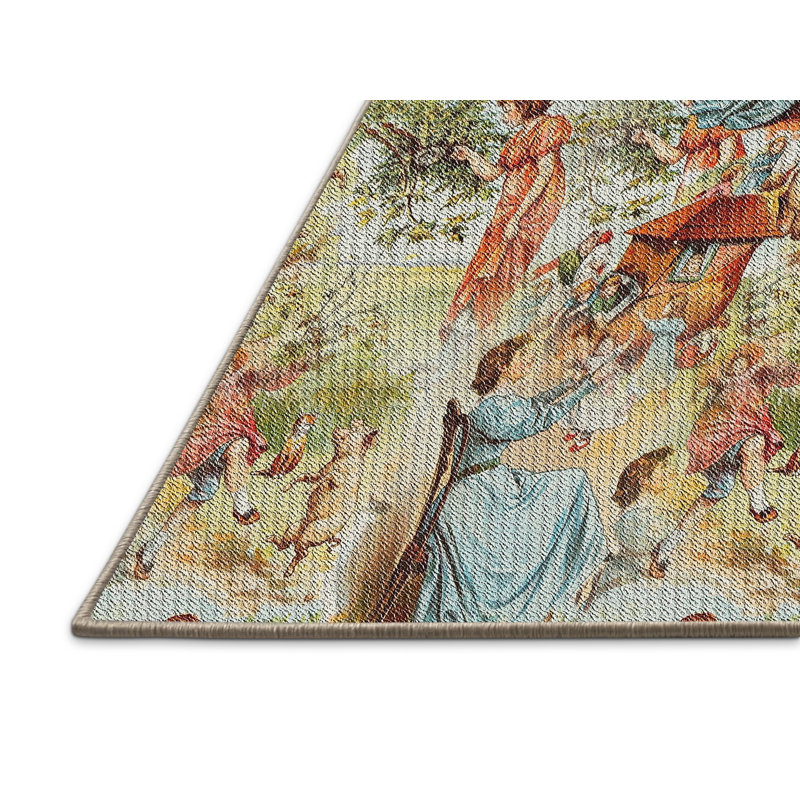 Tapis vert/rouge/bleu, Rectangle 5 pi x 7 pi