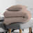 GAIAM Relax 100% Cotton Garment Washed Ribbed 3pc Comforter Set-89221821-89221820