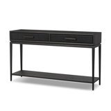 Rosenell Console Table-Natural Oak Veneer