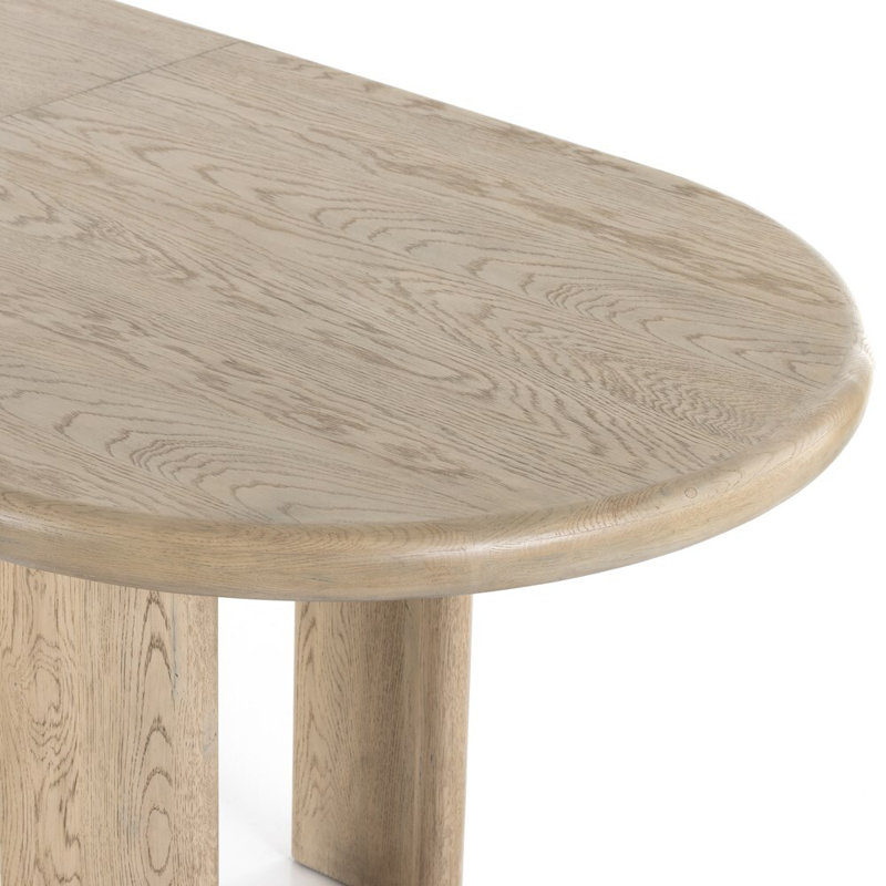 Jaylen Oval Dining Table, Yucca Oak/Yucca Oak Solid