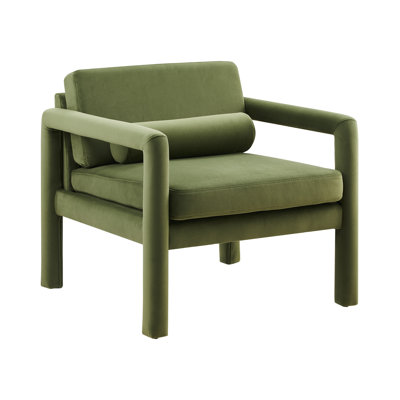 Solaris Velvet Accent Armchair