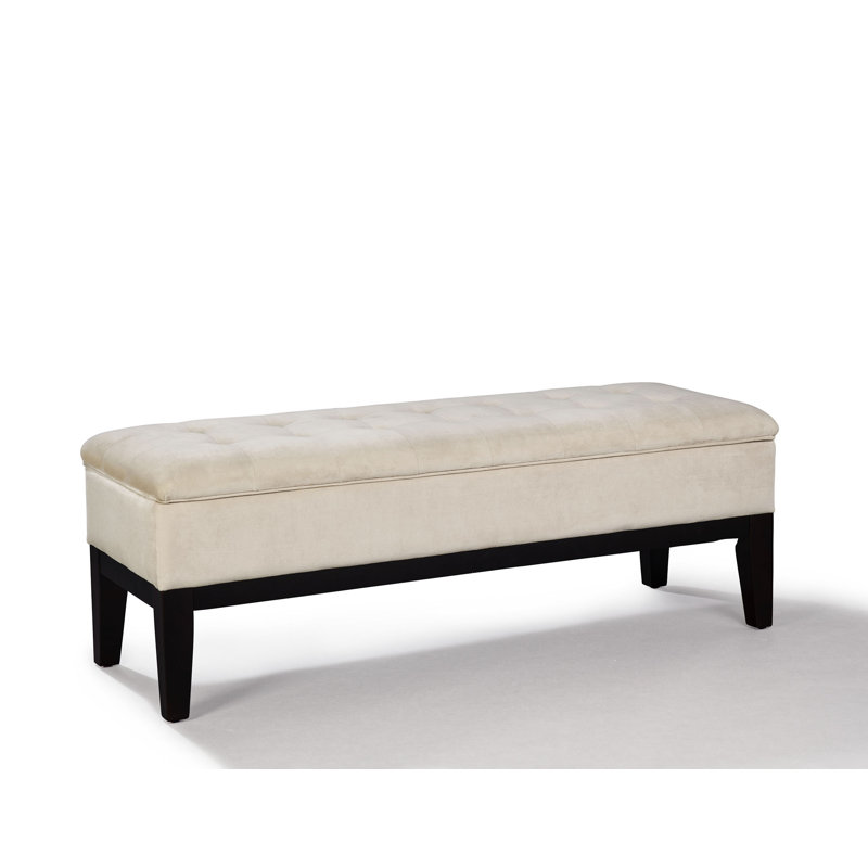 Rocha Microfiber / Microsuede Upholstered Storage Bench