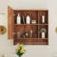 Armoire de rangement pour salle de bain avec miroir et armoire à serviettes pour salle de bain-118231409