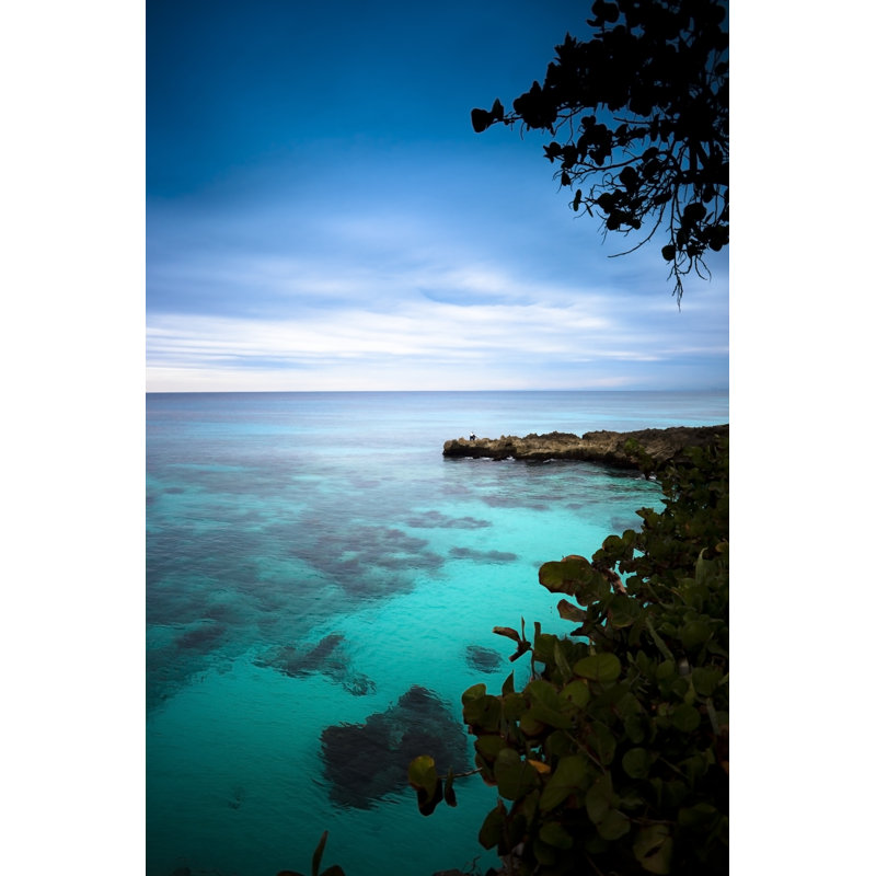 Beautiful Blue Water 1 Piece Wrapped Canvas Wall Art, 76cm H x 51cm W x 3.8cm D