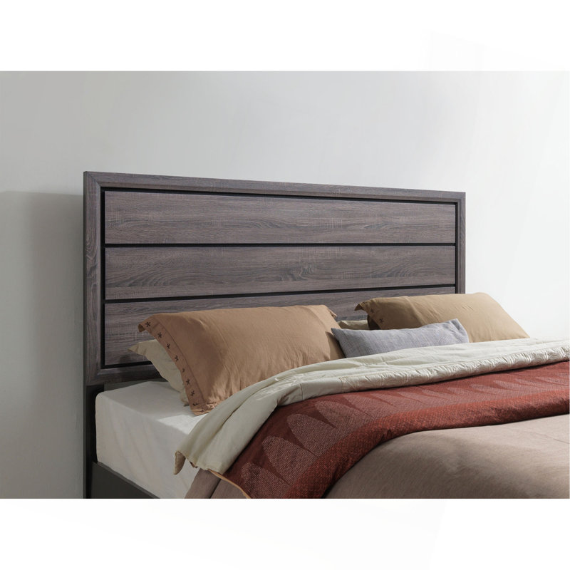 MIRAGE GREY QUEEN BED
