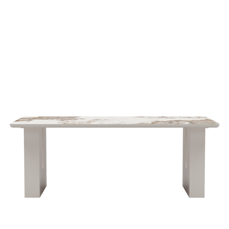 Modern Wooden Coffee Table for Living Room, Rustic Brown Finish, Rectangular Centre Table with Storage Shelf