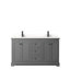 Meuble-lavabo double autoportant avec plateau Avery-98209041-98209042-98252873