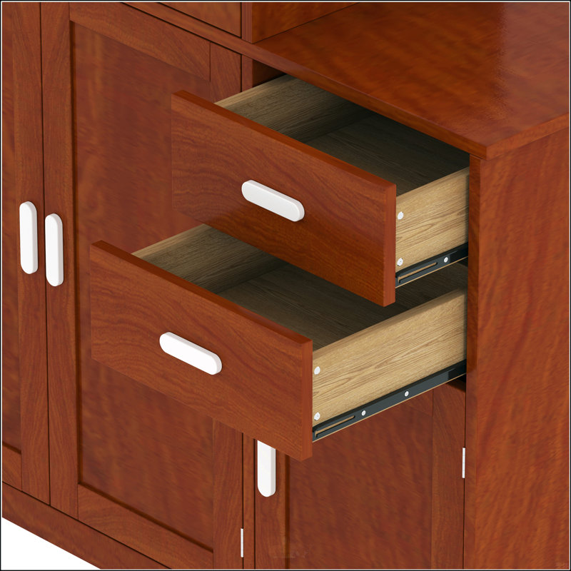 Lit plateforme simple en bois avec bibliothèque et garde-robe mobile, Noyer