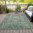 Machine Washable Indoor/Outdoor Xhevrie Sage Rug-111820152