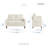 Yancheva 54.5" Square Arms Corduroy Loveseat-1713052550-1743221705