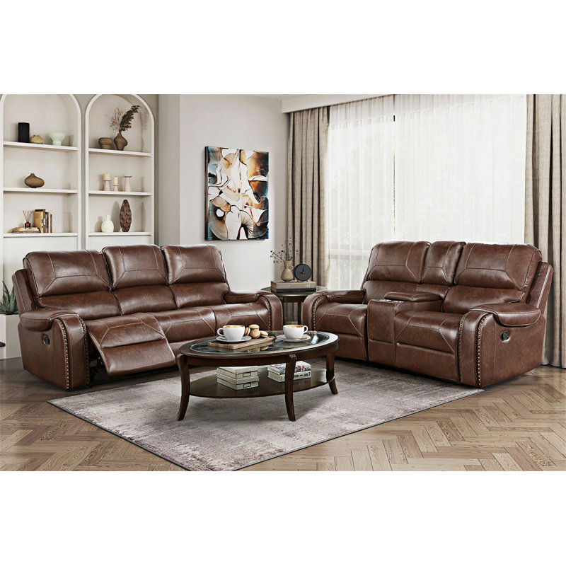Ensemble de canapé inclinable 2 pièces Comtable