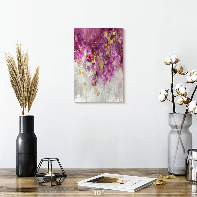 Magenta cascade Avery, H 12 po x l 8 po