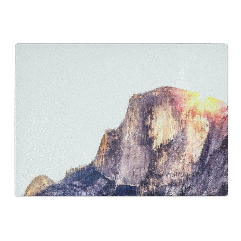 Tempered Glass Half Dome at in California Chopping Board, 20 cm x 28.5 cm