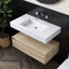 Lavabo de salle de bain mural 35 po