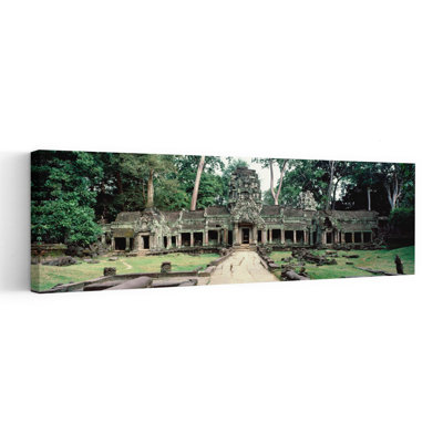 Preah Khan Temple, Angkor Wat, Cambodia Tranquil Abstract Contemporary Architecture Landscape Wall Art