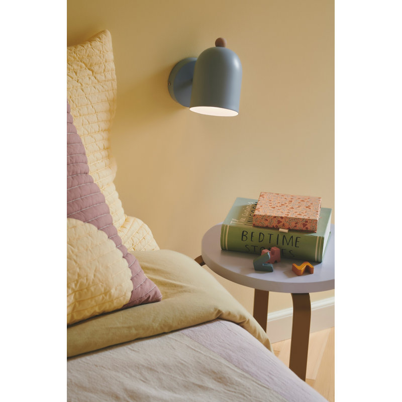 Steel Plug-in Flush Mounted Sconce, Blue