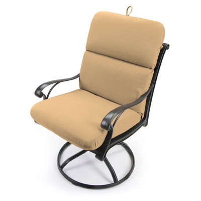 22" x 45" Outdoor Chair Cushion with Ties and Loop (Set of 2)