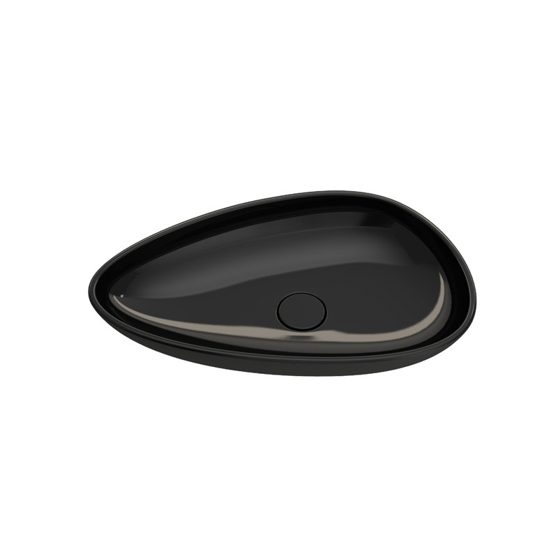 Etna 22.8'' L Bathroom Sink, Black