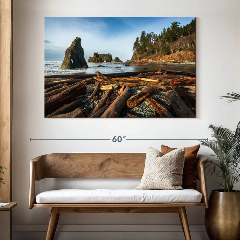 Alvord Ruby Beach Driftwood, 34" H x 51" W