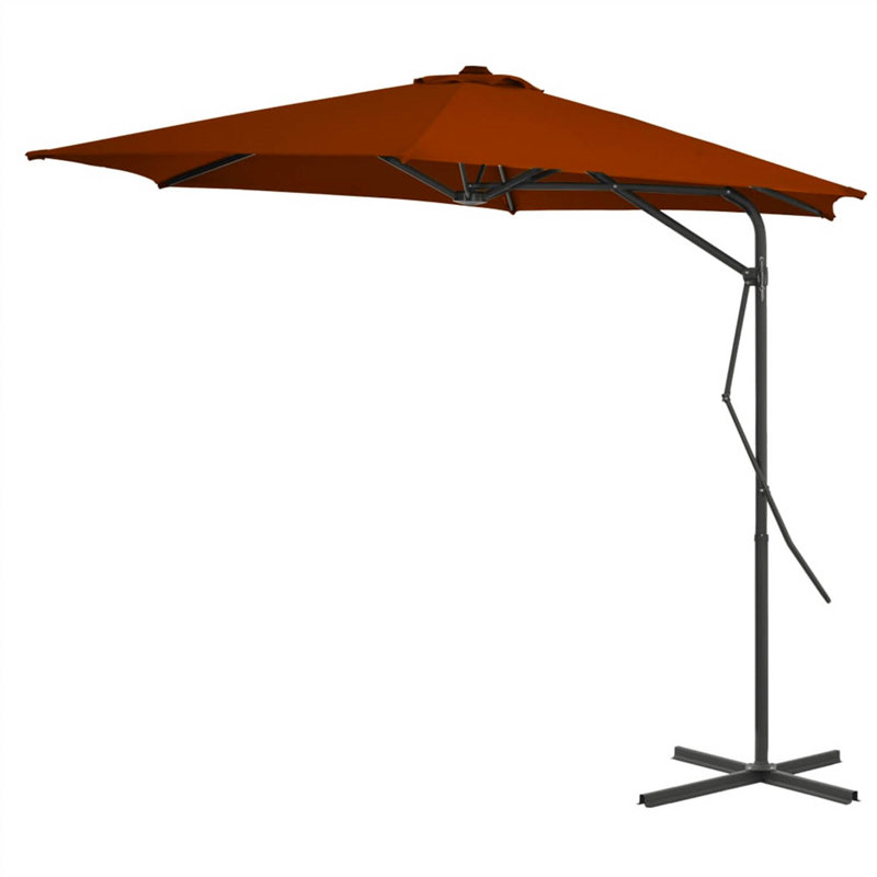 Kairo 300cm Cantilever Parasol, Brown