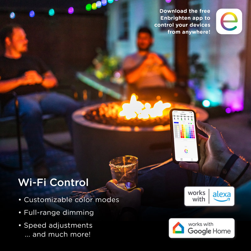 Outdoor 12 - Bulb Plug-in LED String Light