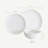 Ryder 24 Piece Porcelain China Dinnerware Set - Service for 8