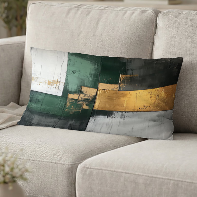 Coussin Abstract, H 12 po x l 20 po