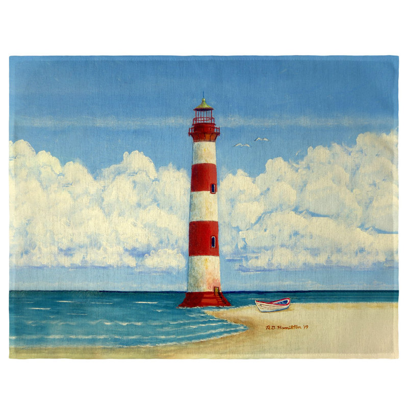 Lillard Polyester No Pattern Rectangle Placemat