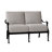 Wiltshire 49.3'' Wide Aluminum Loveseat with Cushions-87146229-26205317
