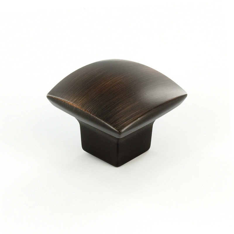 Expression Square Knob, Brushed Oil-Rubbed Bronze