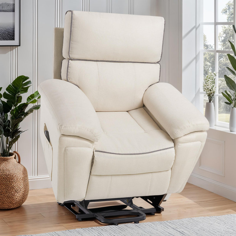 Fauteuils inclinables électriques pour adultes, personnes âgées, Beige