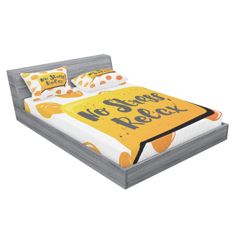 Microfiber Sheet Set, Queen Sheet Set with Fitted Sheet