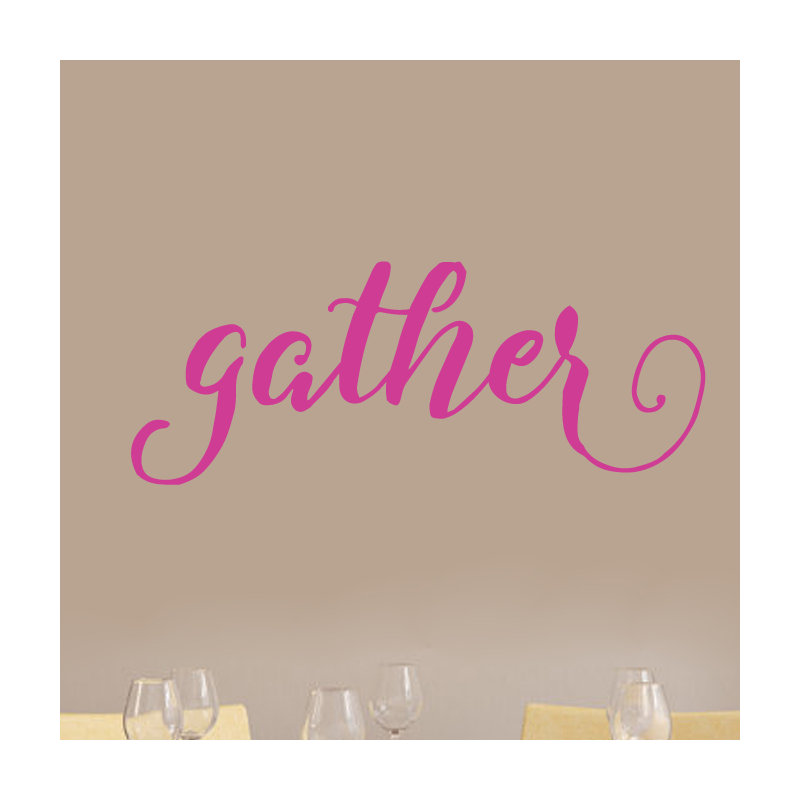 Adhésif décoratif «Gather», Rose vif