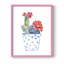 «Cactus and Succulent Blooms II», reproduction encadrée - bois massif-1194516387-1194516391