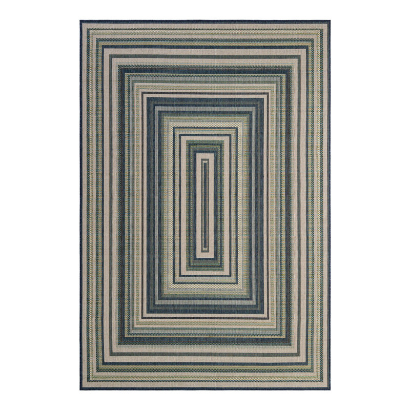 Tavion Geometric Indoor / Outdoor Rug, Rectangle 10' x 13'1"
