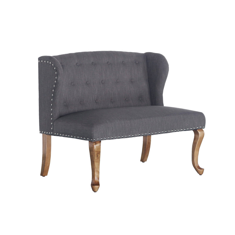 Alresford Upholstered 43.5'' Loveseat, Beige
