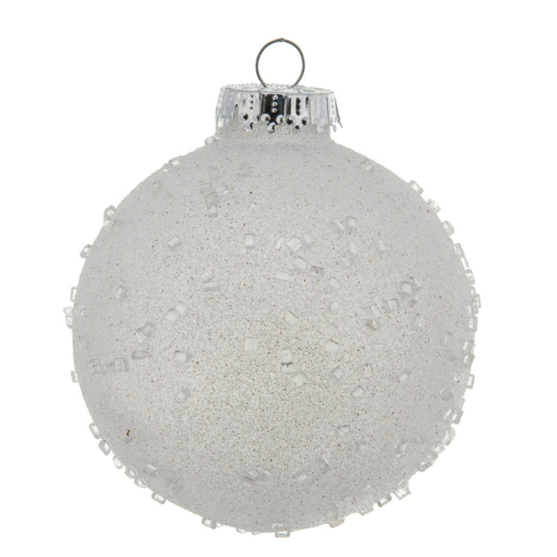 Ornement boule de glace, Blanc