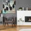 Winston Porter «Mindful Gray» par Jennifer Rasmusson, art mural en verre acrylique, ACR-40854-1193065538