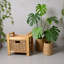 Rangement en bois d'acacia massif pour salle de bain, salle familiale, chambre à coucher-607727848