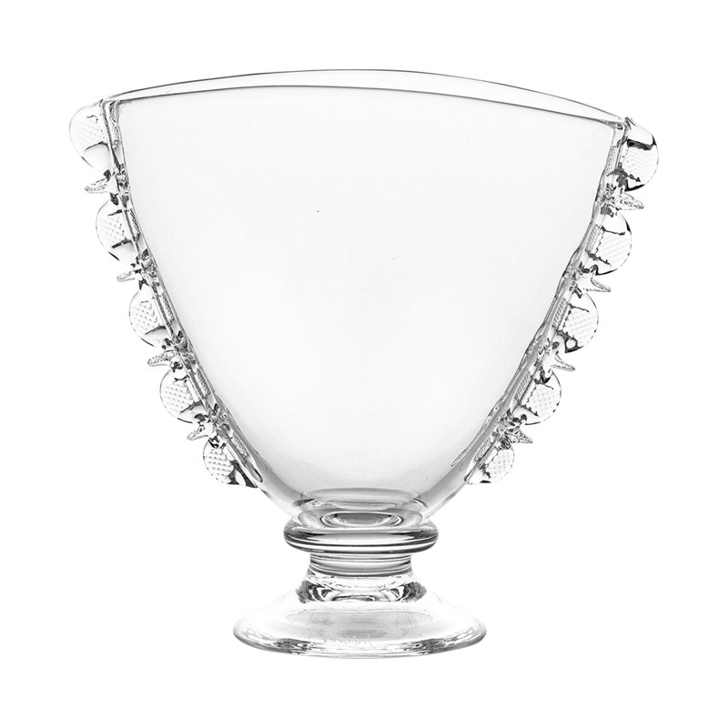 Harriet Fan Vase, 8.5" H x 9" W x 2" D