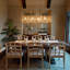 8 - Light Linear Island Rectangular Crystal Chandelier