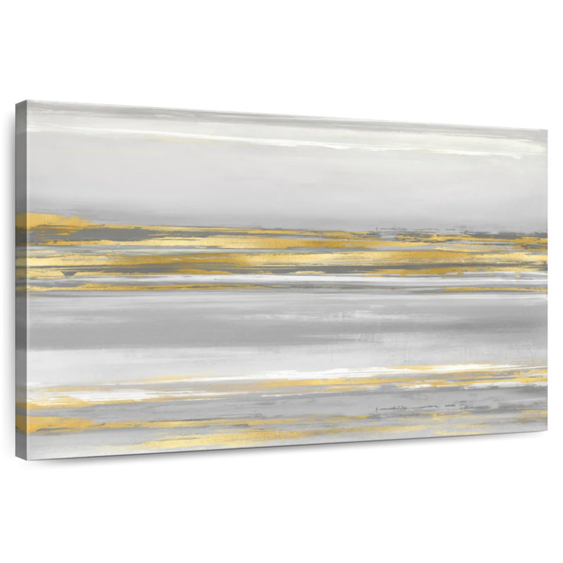 Subtle Reflections With Grey, 34" H x 51" W