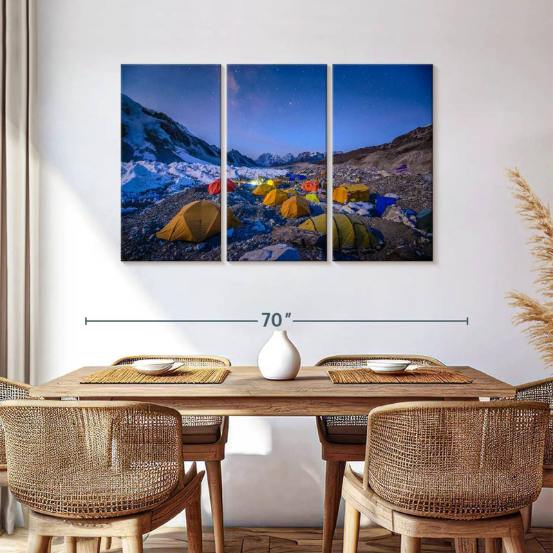 Senne Base Camp In Everest, 36" H x 57" W