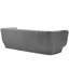 Canapé en velours performance touffeté Silver Orchid Burke-594484402