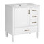Meuble-lavabo de 30 po avec lavabo en céramique, porte à fermeture en douceur avec tablette intégrée, tiroir profond, tiroir standard, grand tiroir diviseur, grande armoire de rangement pour la salle de bain, design moderne et fonctionnel-1633608214