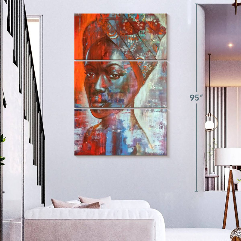Leisha Amanzi, 74" H x 48" W